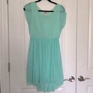 Mint short sleeve dress- med- worn once